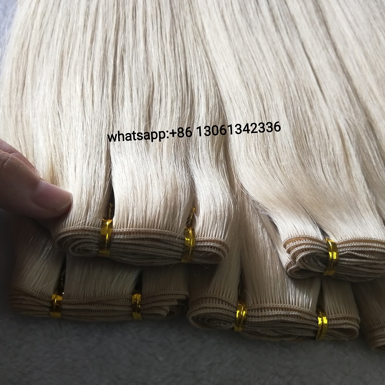 Top quality hand tied cuticle wefts supplier  RB15